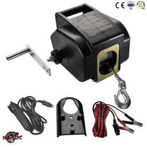 12V Boat Winch 3000lbs Portable Electric Boat Anchor Winch P3000-2B