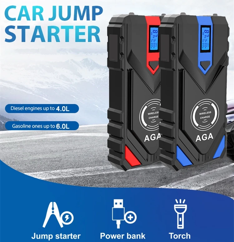 12v Portable Car Power Bank Jump Starter 850 Car Jump Starter 18000mah 800a
