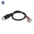 Import 13 pin din plug male to female cable for trailer connector parts from China