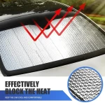 130*60/140*70cm  Car Windshield Foldable Sun Shade Visor Cover Block Reflector Portable Breathable Anti UV Protector Screen Free