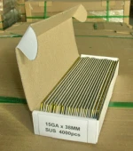 15ga 34 Degree Stainless Steel DA Finish Brad Nails DA17(38mm)