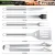 Import 16-Piece Stainless Steel Grill Tool Set Outdoor Grill Kit for men women Barbecue Grill Set from China