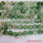 16mm round disk agate wholesale gemstone loose bead