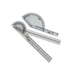17cm Medical Goniometer plastic protractor 180 deg. angle ruler finger ruler