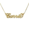 18k Gold Plated Angel Name Necklace Jewelry Custom Plated Over Stainless Steel Nameplate Necklace