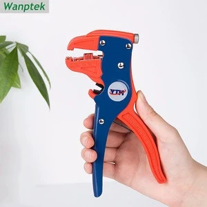 2 in 1 Insulation Wire Cable Stripper Cutter Pliers Self-adjusting Hand Crimping Plier Cutting Tools