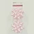 Import 2 pp ribbon printed 6 inch star bow per card for gift decorative from China