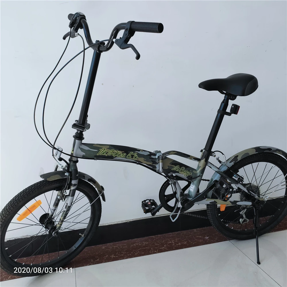 20 inch Camouflage 6 speed Folding Bicycle
