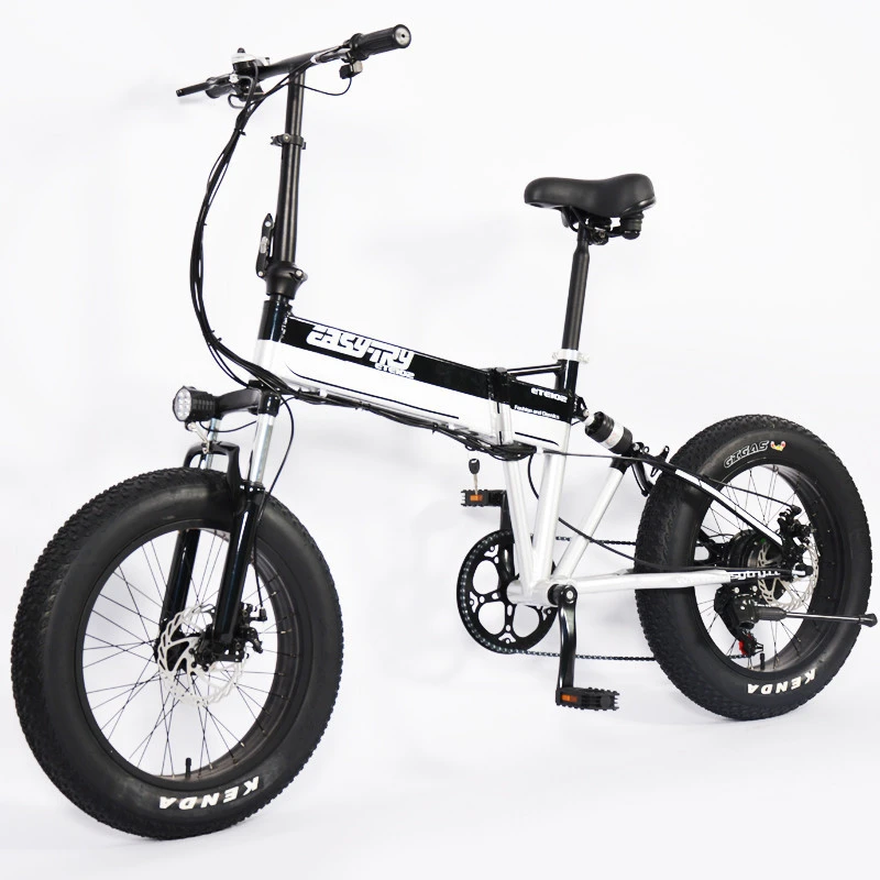 20 inch full suspension aluminum alloy frame folding fat tyres electric bicycle bike