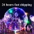 Import 20 Inch High Quality Transparent Bobo Wedding Party Decoration LED Light Balloons from China