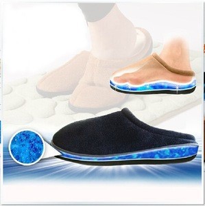2015 new relax gel slipper memory foam slippers mens