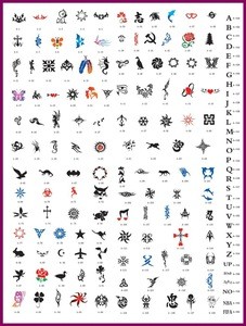 2016 Best Selling Products Airbrush Tattoo Stencil