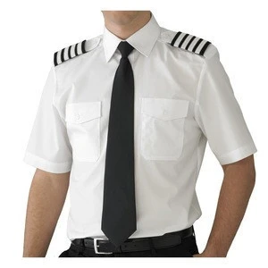 2017 hot style classical standard pilot shirts uniform of Higih Quality
