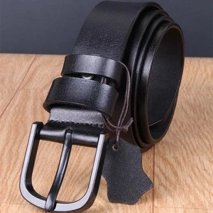 2018 Branded Luxury unisex gender vintage COW leather 100% mens genuine leather belt