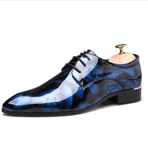 2018 leather men dress shoes new design shoes men in size 49