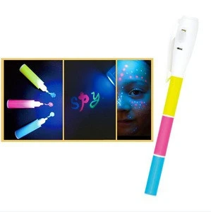 2018 new output -"4 -Function in -1" CH6019 LED UV marker SET!!! BLUE &RED &YELLOW 3 invisible uv pen+395NM UV LED on top!!