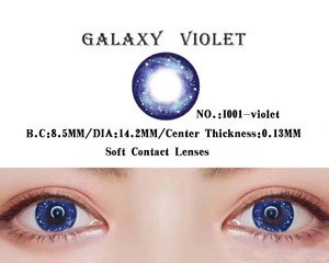2018 wholesale natural 3 stone soft color yearly contact lenses