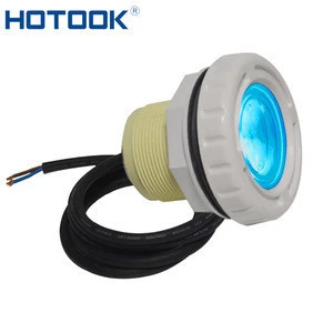 2019 Hot selling Amazon IP68 Underwater RGB Recessed 2inch  3W LED Pool Light for Liner Concrete Swimming Pool Bathtub Spa Pond