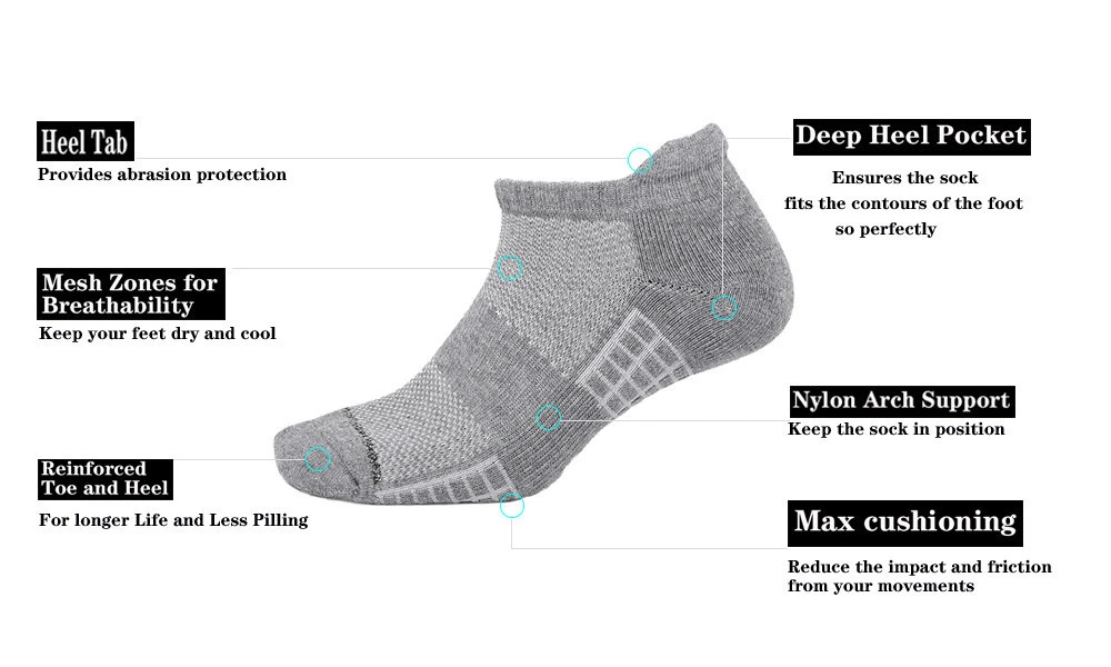 2019 new  gray men&#39;s sport socks