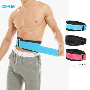 2019 new products adjustable neoprene lumbar waist lower back support brace sports with private label