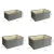 Import 2020 CHina supplier household custom 47*34*21cm foldable storage box organizer pp board insert fabric boxes storage without lid from China