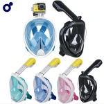 2020 full face snorkel  scuba dive mask set for adult