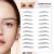 Import 2020 New arrival 4D imitation ecological Water Transfer Temporary Eyebrow Tattoo Sticker from China
