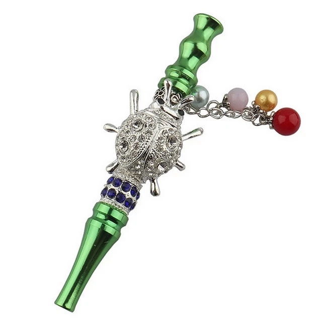 2020 new arrival fashion weed glass hookah briar wood smoking pipes with pendant