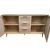 Import 2020 new arrival natural design 2 doors 3 drawers rattan sideboard rattan from China