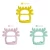 Import 2020 new bpa free cute crab eco friendly customize wrist necklace organic teething toy for baby silicone baby teether from China