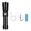2020 New Super Bright Zoom Powerful Torch Tactical Led Flashlight Zoomable Flashlight Torch