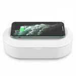 2020 Newest Uv Light Antivirus Portable Uv Phone Sanitizer Sterilizer Box with wireless charging