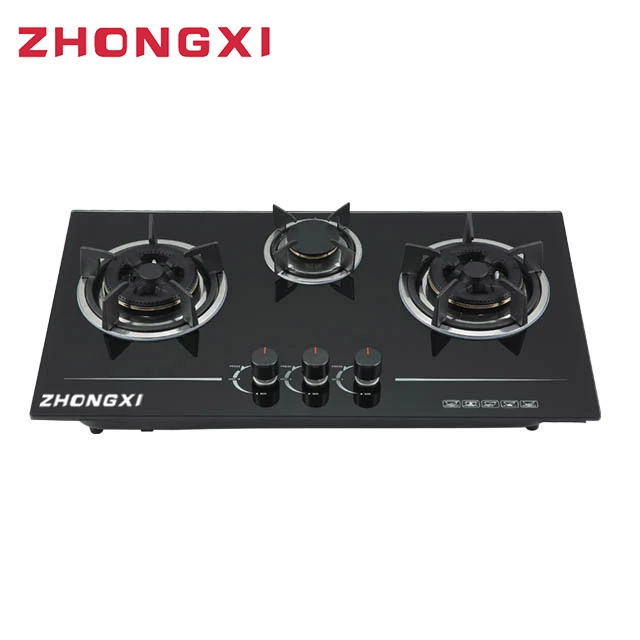 2021 China Manufacturer Home Appliance Two Burner Black Color Gas Stove