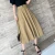 Import 2021 summer new women wear slim drape half-length skirt high-waist solid color pleated skirt from China