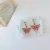 Import 2022 Crystal Butterfly Stud Earrings Drop Dangle Crystal Fashion Earrings Jewelry from China