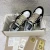 Import 2024 Branded Shoes Ball Star Ltd in Nappa Leather and Suede with Black Star and Silver Heel Tab from China