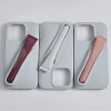 2024 New Fashion Premium Silicon Lipstick Phone Mobile tinted Case Lip Tint Cover For iPhone 14 15 16 Pro Max