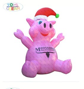 20ft Advertising Inflatable Pig model,inflatable animal cartoon For Outdoor Promotion