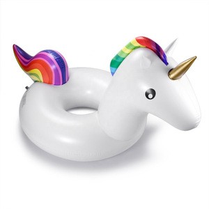 230x135cm PVC inflatable unicorn swimming ring summer adult outdoor toy