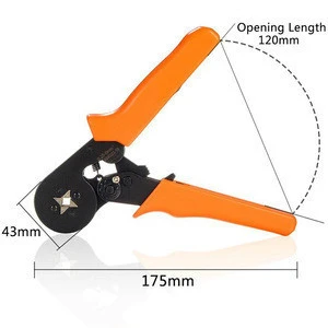24-10 AWG mini type hand terminal ferrule crimping tool plier