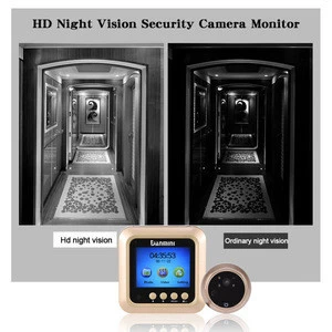 2.4" TFT LCD Smart Door Peephole Viewer 160degree HD Night Vision electronic cat eyes Doorbell Security Camera Monitor