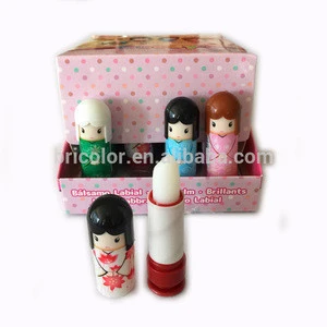 2.4g Cutey Cap Fruit Flavored Lip Balm With Display