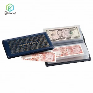 3 LIGHTHOUSE Banknotes Pocket Album Wallet Dollar Bills Paper Money