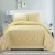 Import 3 Pieces Stitched Quilt Pattern Bedspread & Coverlet set from China