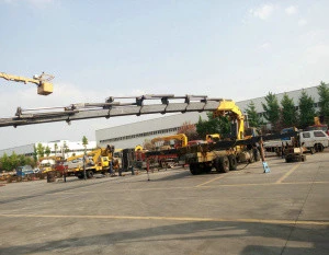 3 ton 5 ton 15 ton truck mounted man basket crane 20 ton telescoping boom