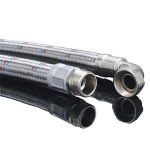 304 stainless steel braided hose,stainless steel braided rubber hose,flexible rubber hose plumbing hose.China mainland