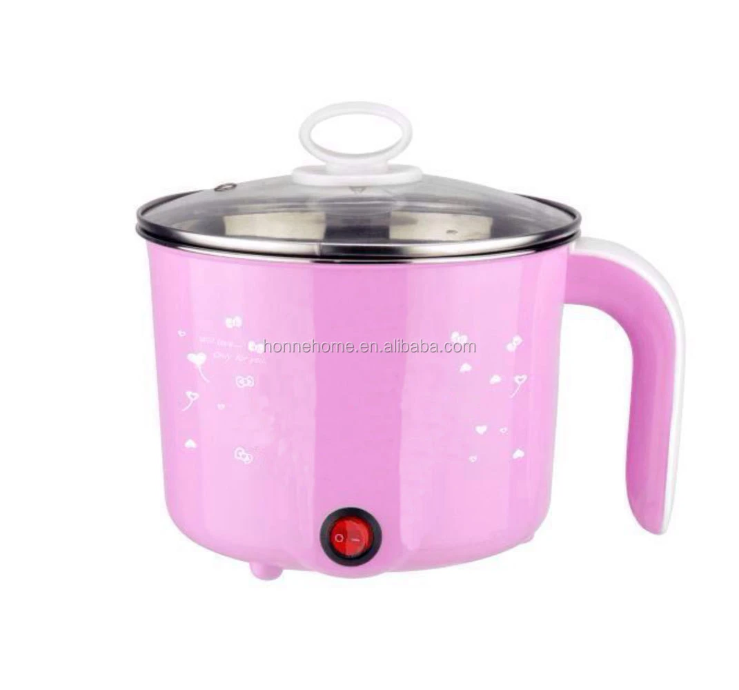 304 stainless steel electric pot 1.2L Mini Cooker Noodle Cooker electric Pot Electric Kettle