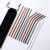 Import 304 Stainless Steel Straws Metal Straw logo welcome colorful straw set from China