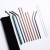 304 Stainless Steel Straws Metal Straw logo welcome colorful straw set