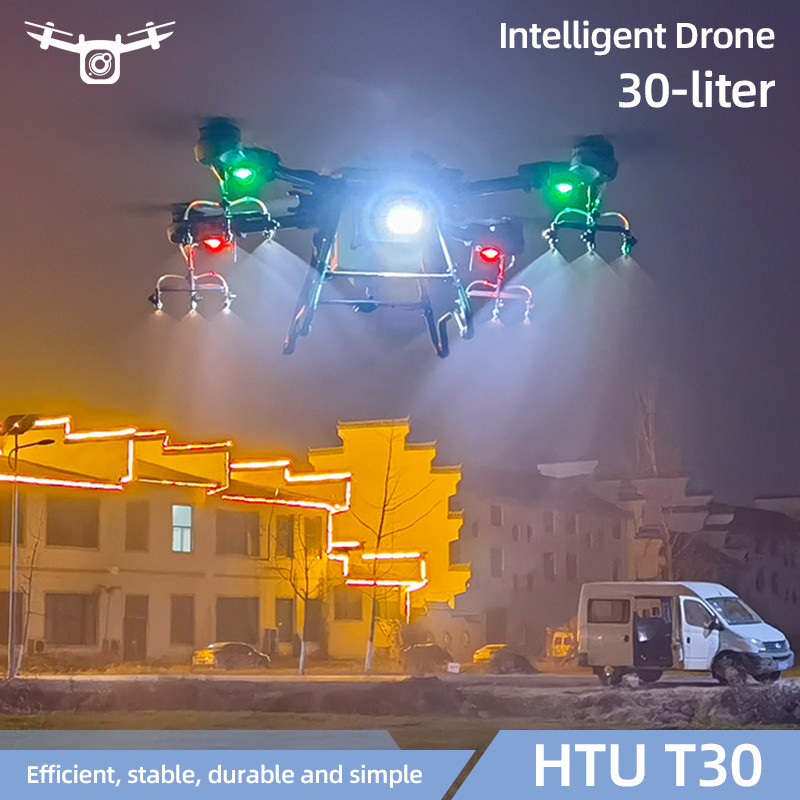 Buy 30l Crop Spraying Uav T30 Heavy Duty Agriculture Sprayer Drone With ...